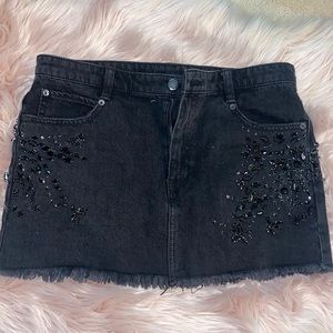FREE PEOPLE jean skirt